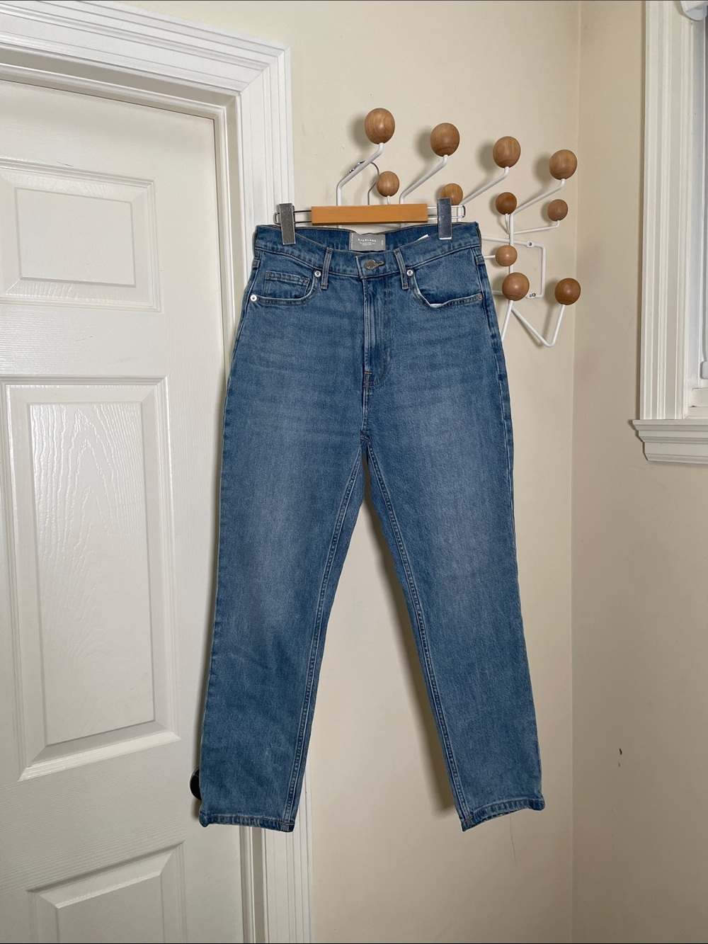 Everlane Original Cheeky Crop Jean Organic Cotton Jeans - Blue - 26